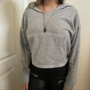 Forever 21 Soft Gray Lightweight Hoodie